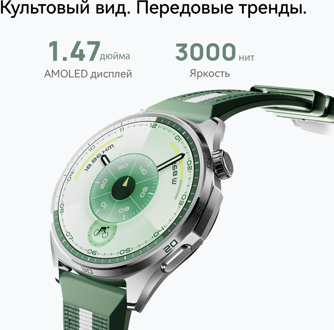 Смарт-часы Huawei WATCH GT 6 46 мм серый-черный