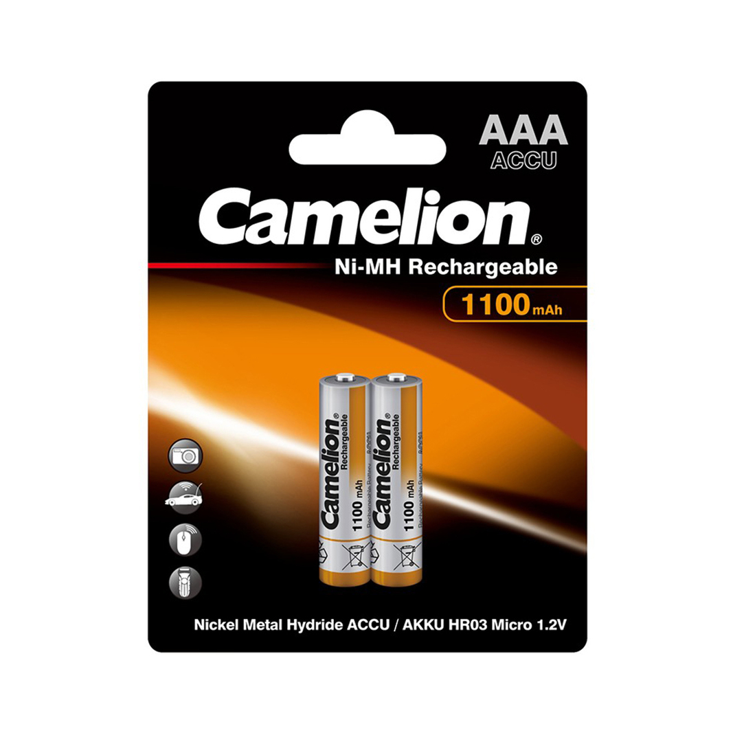 Аккумулятор Camelion Ni-MH Rechargeable NH-AAА1100BP2, 2 шт