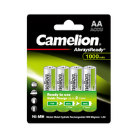 Аккумулятор Camelion AlwaysReady Rechargeable NH-AA1000ARBP4, 4 шт