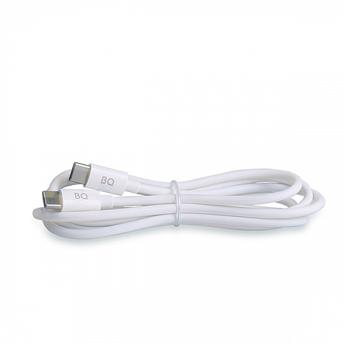Кабель BQ CC05 Type-C - Type-C 1,2 м 3A белый