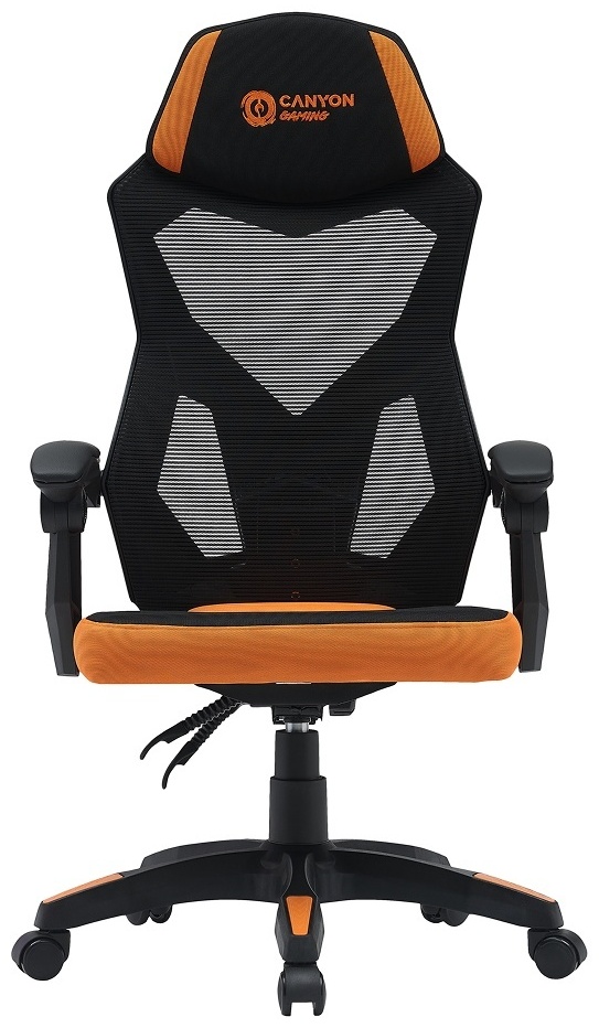 Игровое кресло Canyon CNE-MCH02, черный, оранжевый