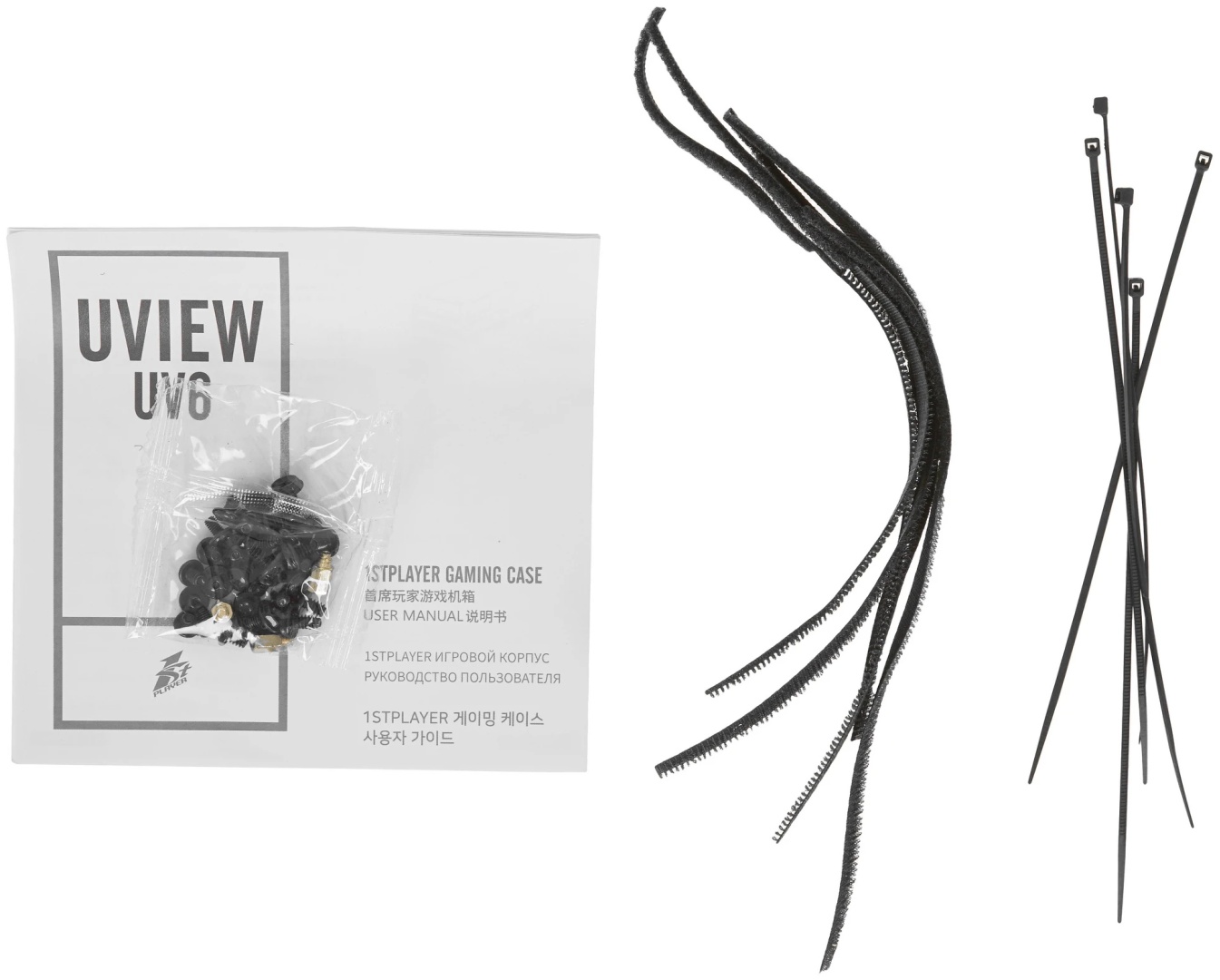 Корпус 1STPLAYER UVIEW UV6 (UV6-BK-2FC7R-1FC7) черный