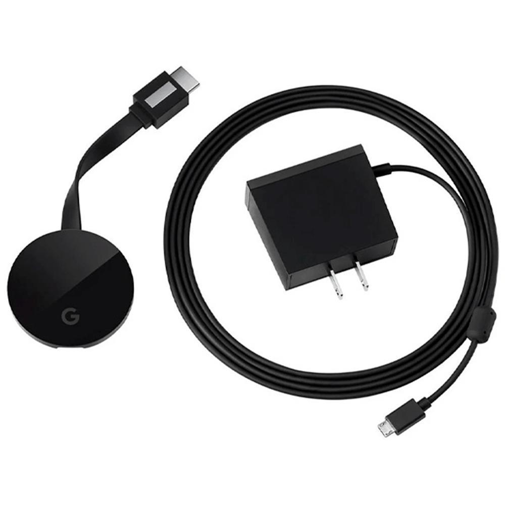 Медиаплеер Google Chromecast Ultra, черный