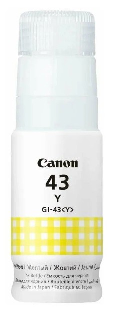 Чернила Canon GI 43 Y, желтые