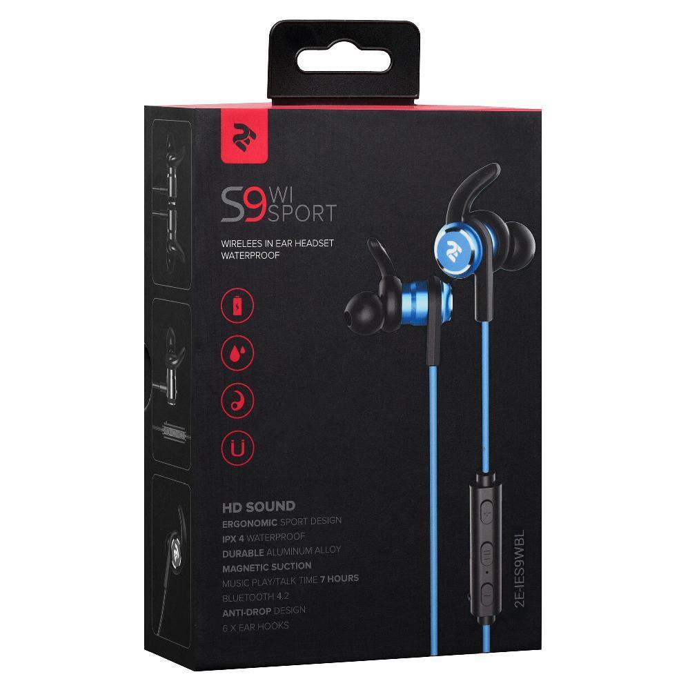 Наушники 2E S9 WiSport In Ear Blue