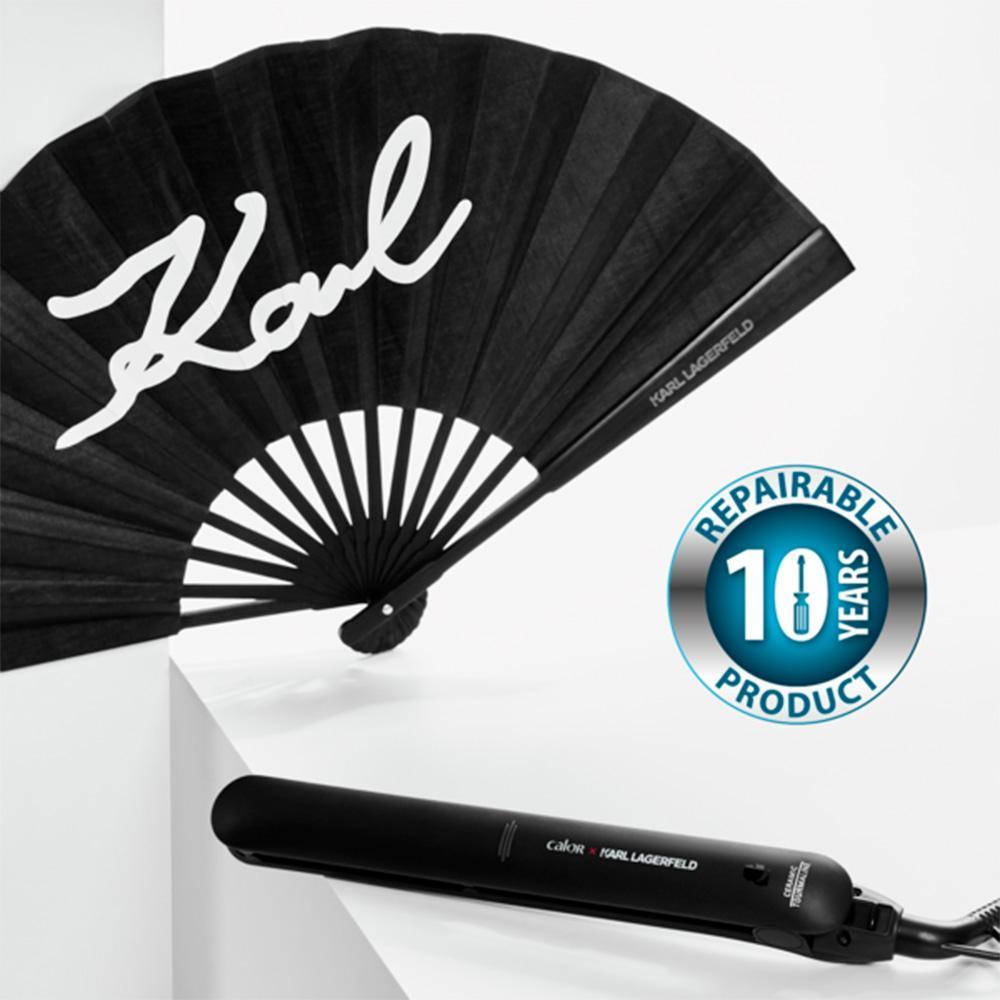 Выпрямитель для волос Rowenta Karl Lagerfeld SF161LF0, черный