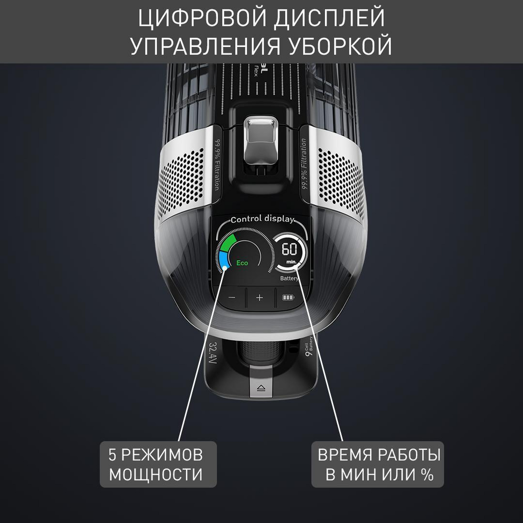 Вертикальный пылесос Tefal X-Force TY9958WO