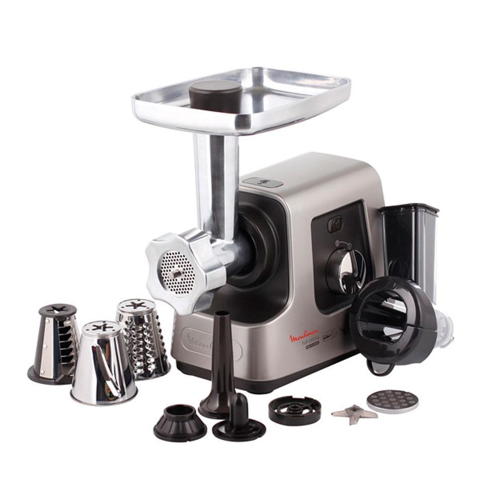 Мясорубка Moulinex ME740H30 серебристая