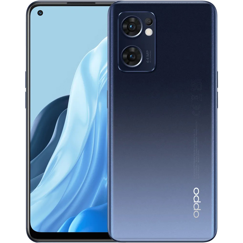Смартфон Oppo Reno 7 5G (8/256GB) Starry Black, черный