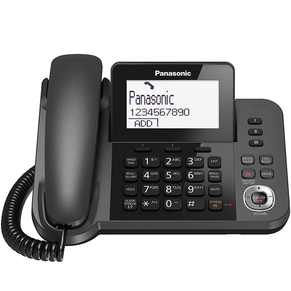 Беспроводной телефон Panasonic Dect KX-TGF310RUM, черный