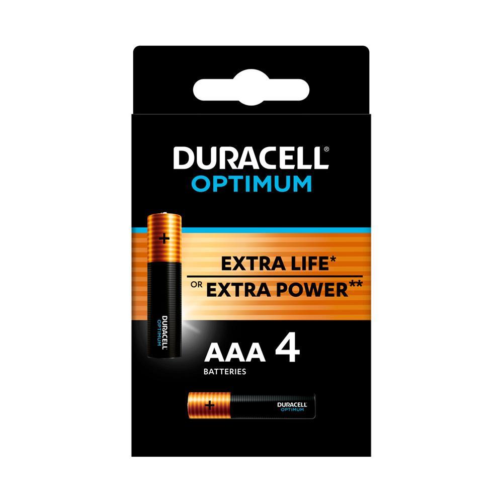 Батарейка Duracell AAA Optimum, 4 шт.