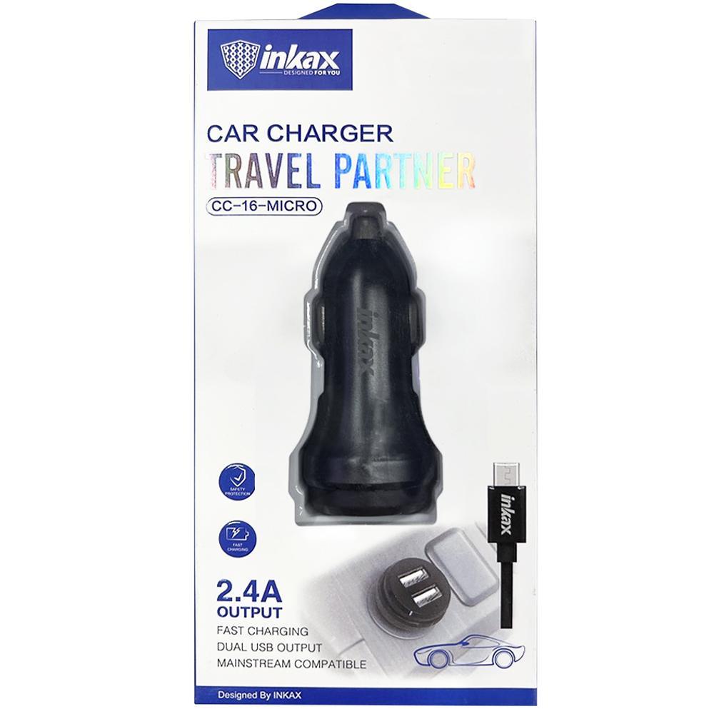 Автомобильное зарядное устройство Inkax Micro USB (CC-16)