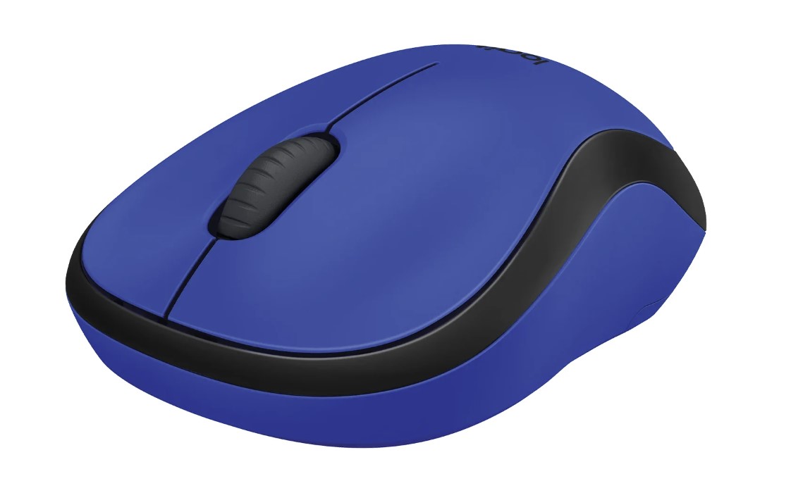 Мышь Logitech USB M 220 Wireless Blue