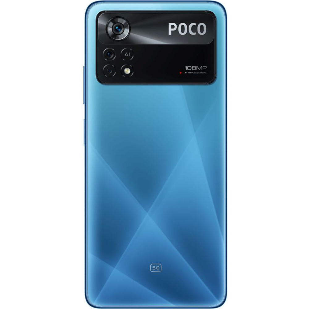 Смартфон Poco X4 Pro 5G 6/128GB Laser Blue, синий