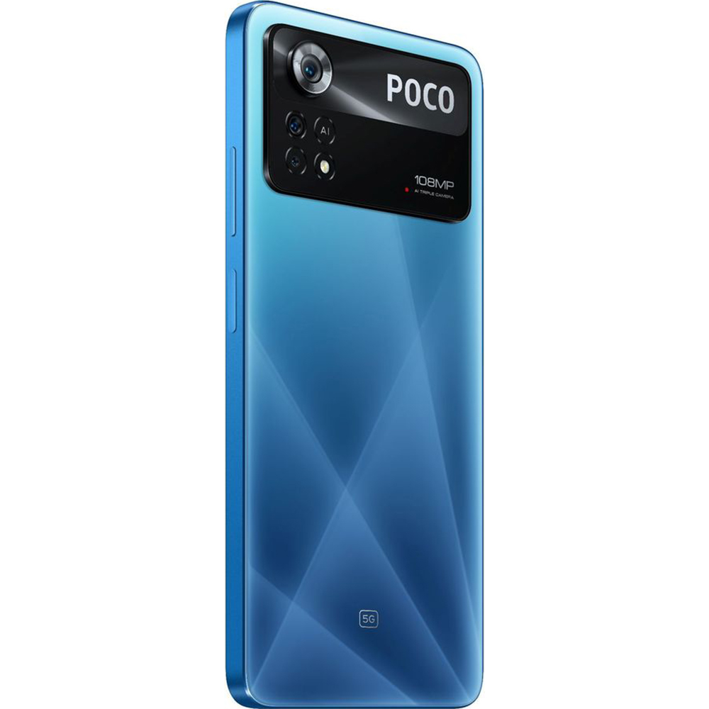 Смартфон Poco X4 Pro 5G 6/128GB Laser Blue, синий