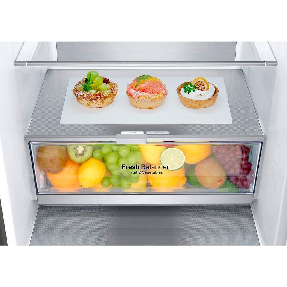 Холодильник LG GC-B 509 SMUM, серебристый