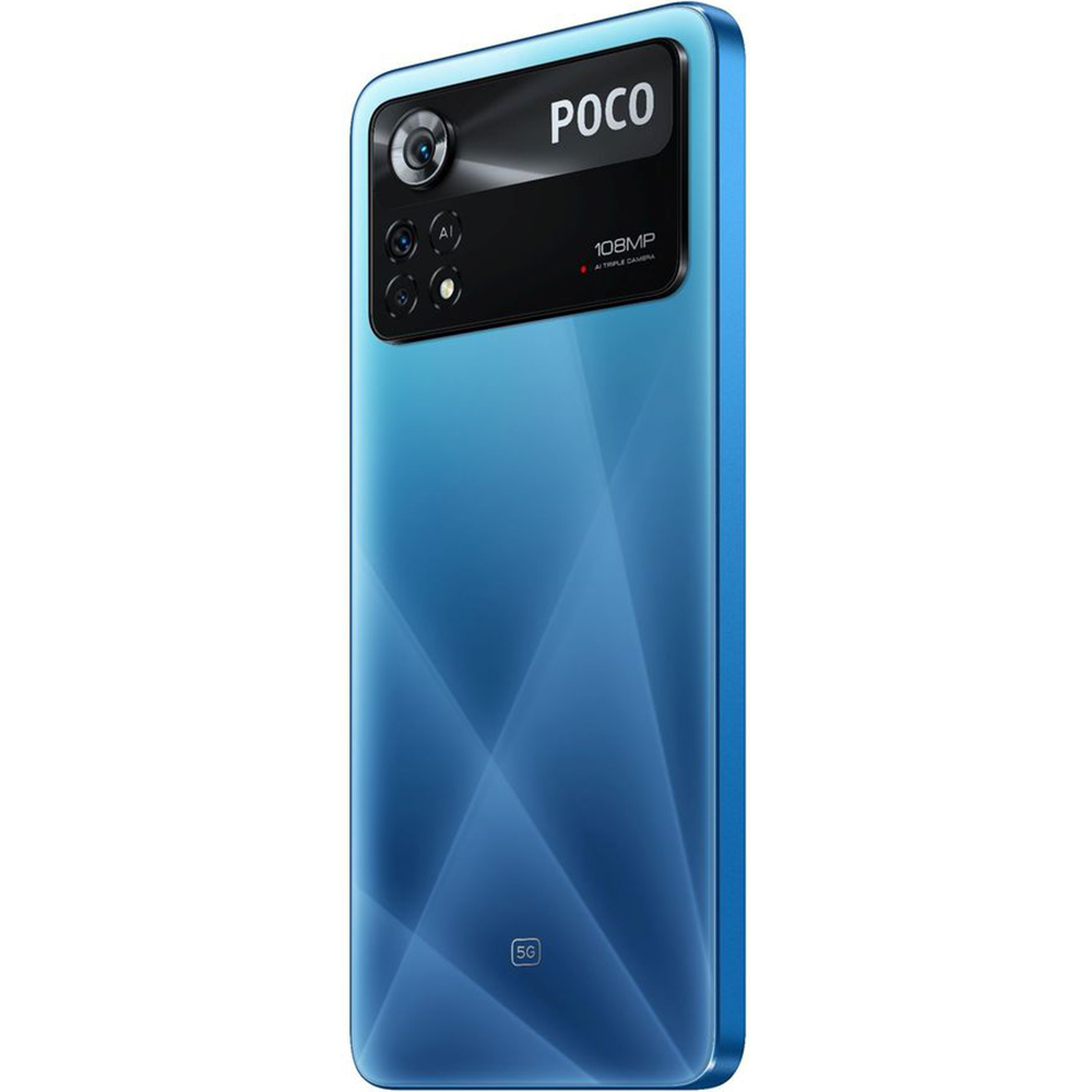 Смартфон Poco X4 Pro 5G 6/128GB Laser Blue, синий