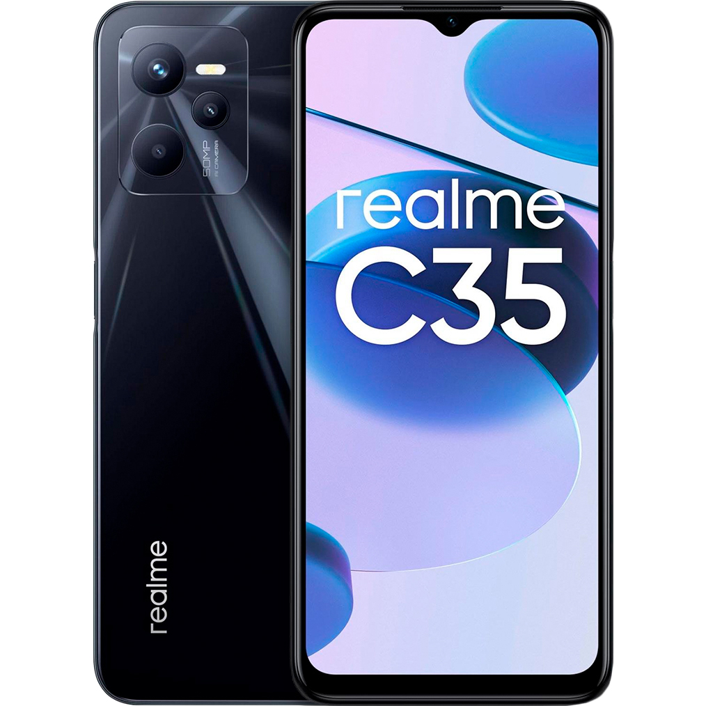 Смартфон Realme C35 (4/128GB), черный