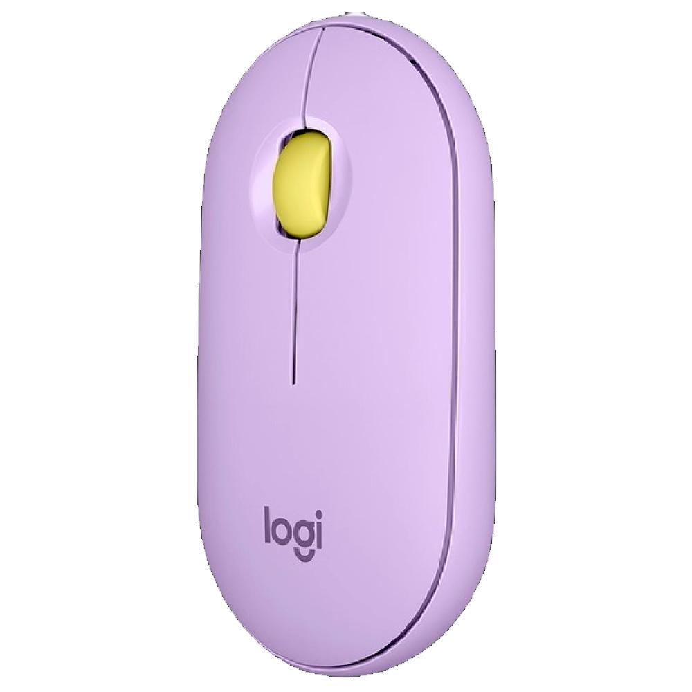 Мышь Logitech Pebble M350 Wireless Mouse Lavander lemonade