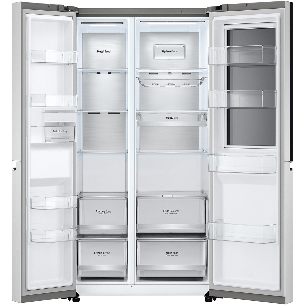 Холодильник LG GC Q257CAFC, нержавеющая сталь