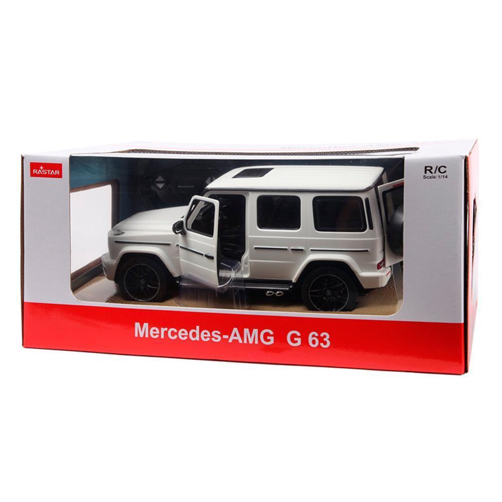 Радиоуправляемая игрушка Rastar Машина 1:14 Mercedes-Benz G63 Geländewagen 95700W (белая)