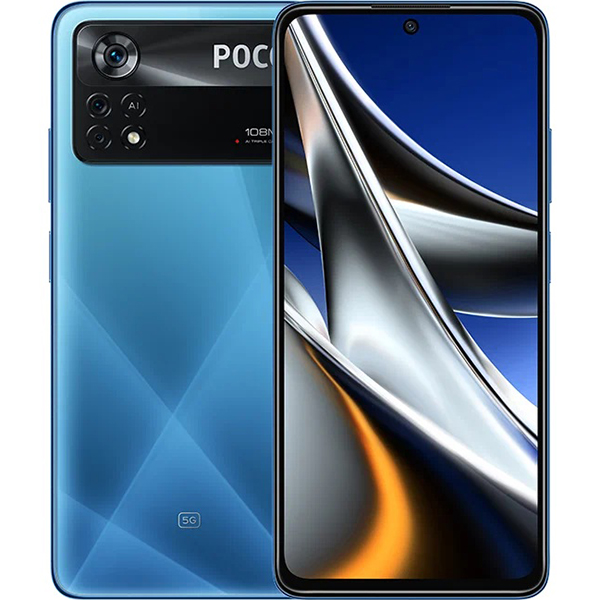 Смартфон Poco X4 Pro 5G 6/128GB Laser Blue, синий