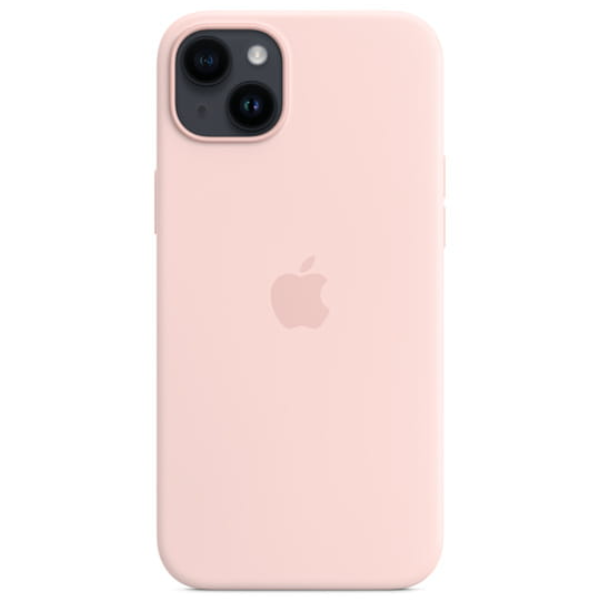 Чехол для телефона Apple iPhone 14 Plus Silicone Case with MagSafe (MPT73ZM/A) Chalk Pink