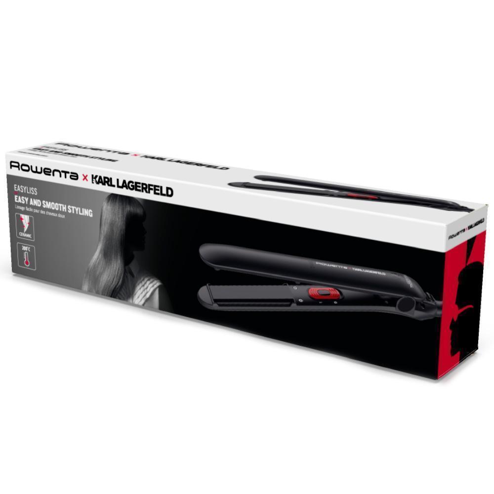 Выпрямитель для волос Rowenta Karl Lagerfeld SF161LF0, черный