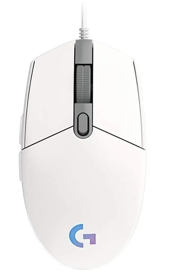 Мышь Logitech G102 Gaming Optical USB LightSync White