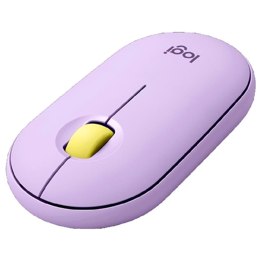 Мышь Logitech Pebble M350 Wireless Mouse Lavander lemonade