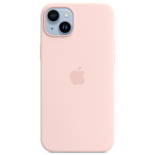 Чехол для телефона Apple iPhone 14 Plus Silicone Case with MagSafe (MPT73ZM/A) Chalk Pink