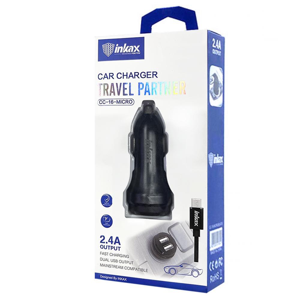 Автомобильное зарядное устройство Inkax Micro USB (CC-16)