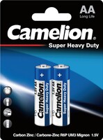 Батарейки Camelion Super Heavy Duty R6P-BP2B AA, 2 шт