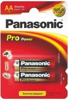Батарейки Panasonic Pro Power LR6PPG/2BP AA, 2 шт