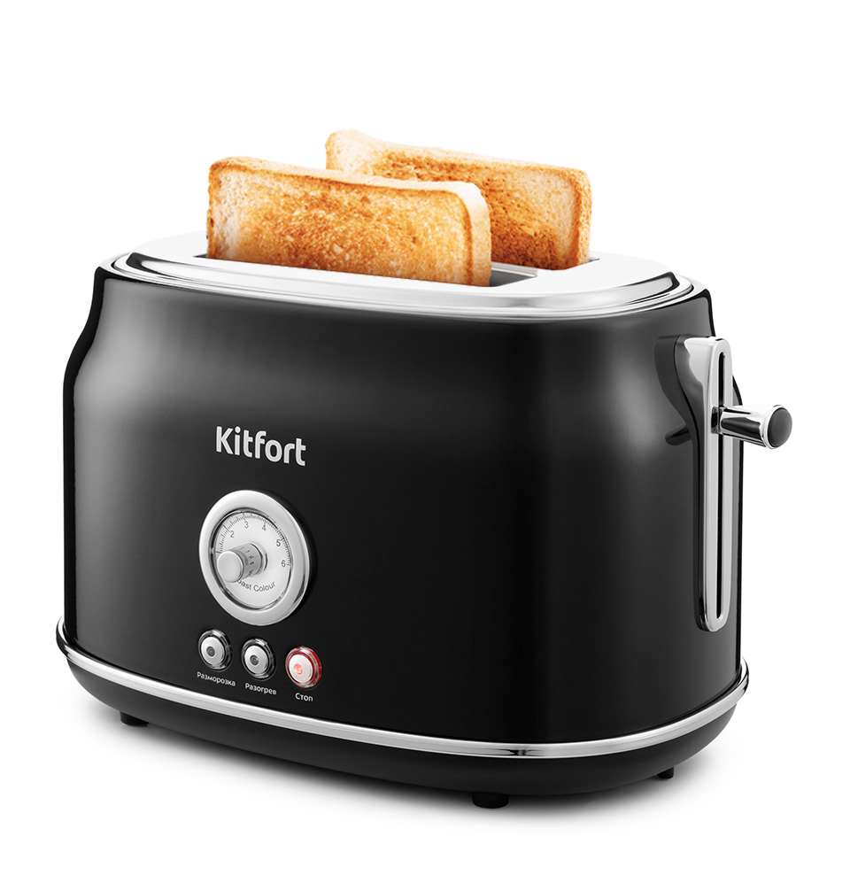 Тостер Kitfort КТ-2038-1 чёрный