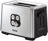 Тостер Tefal TT420D30 серебристо-чёрный