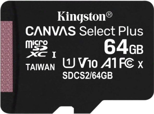 Карта памяти Kingston Micro SDXC SDCS2/64GBSP 64Gb