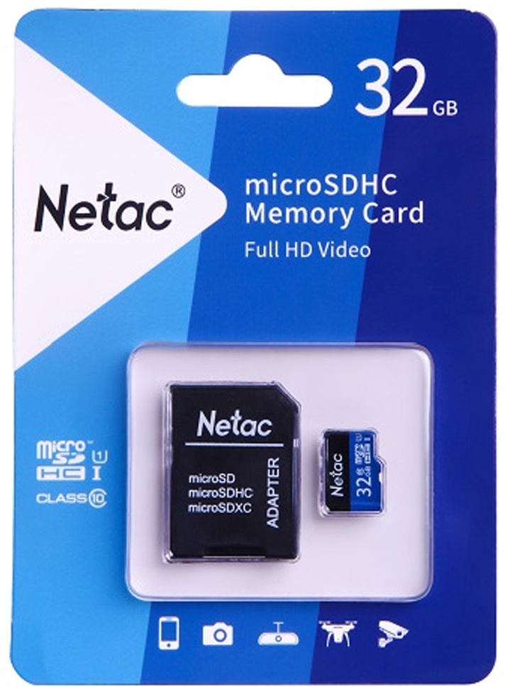 Карта памяти Netac microSDHC P500STN-032G 32Gb