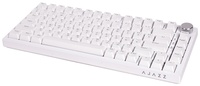 Клавиатура Ajazz AK820 Blue Switch, белая