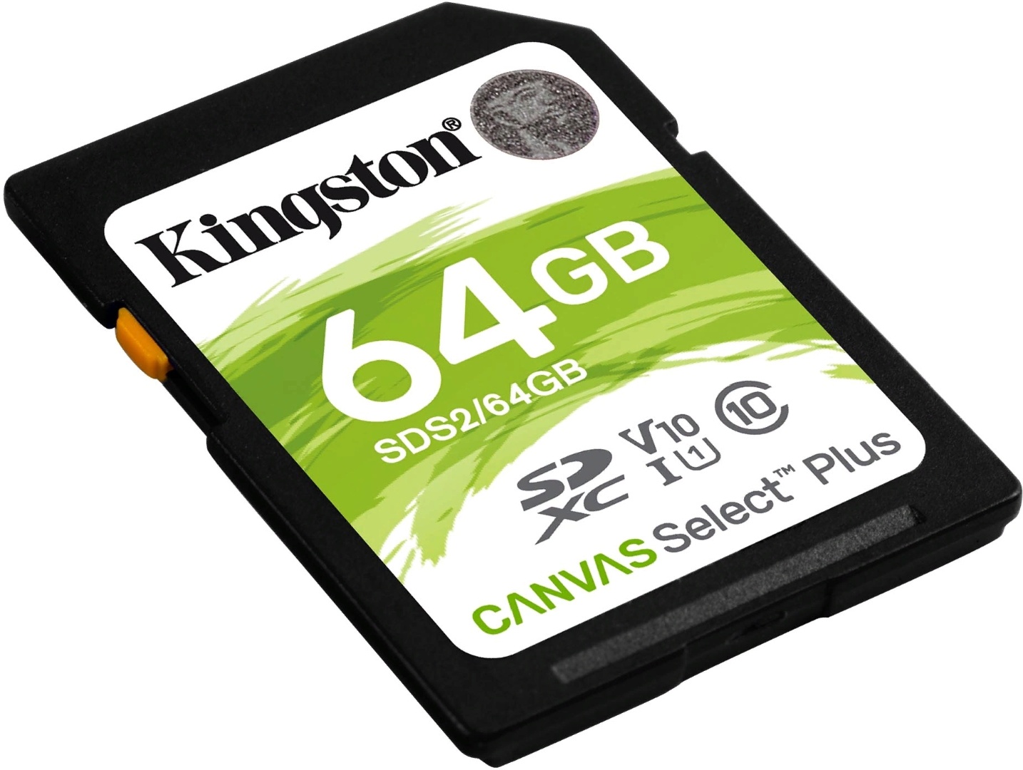 Карта памяти Kingston Canvas Select Plus SDS2 64GB