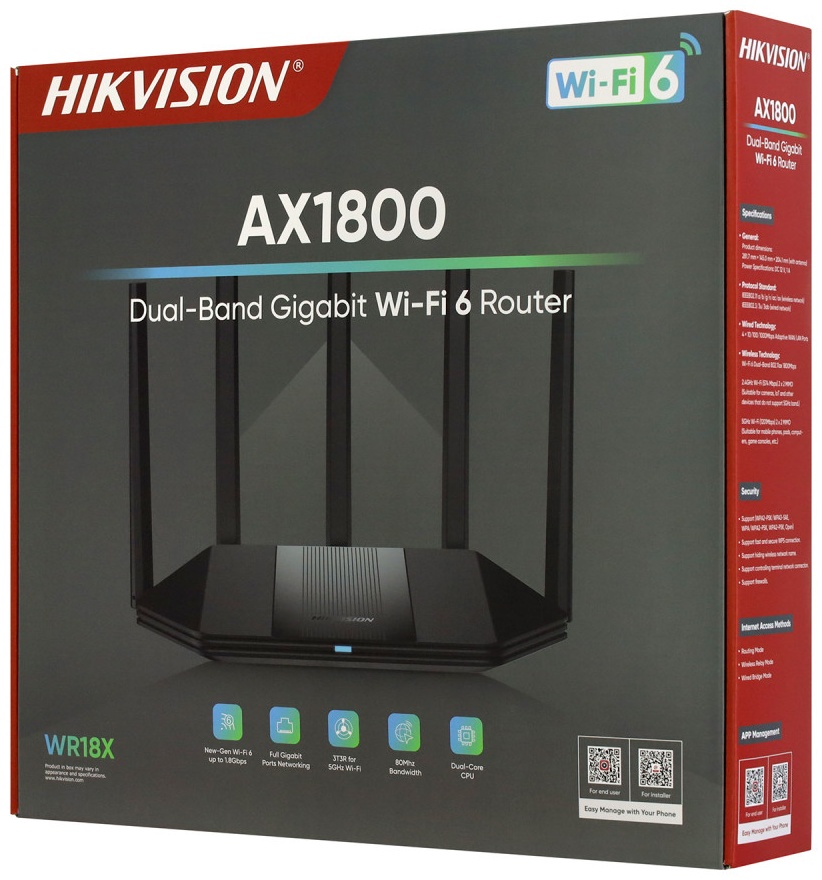 Wi-Fi роутер Hikvision DS-3WR18X