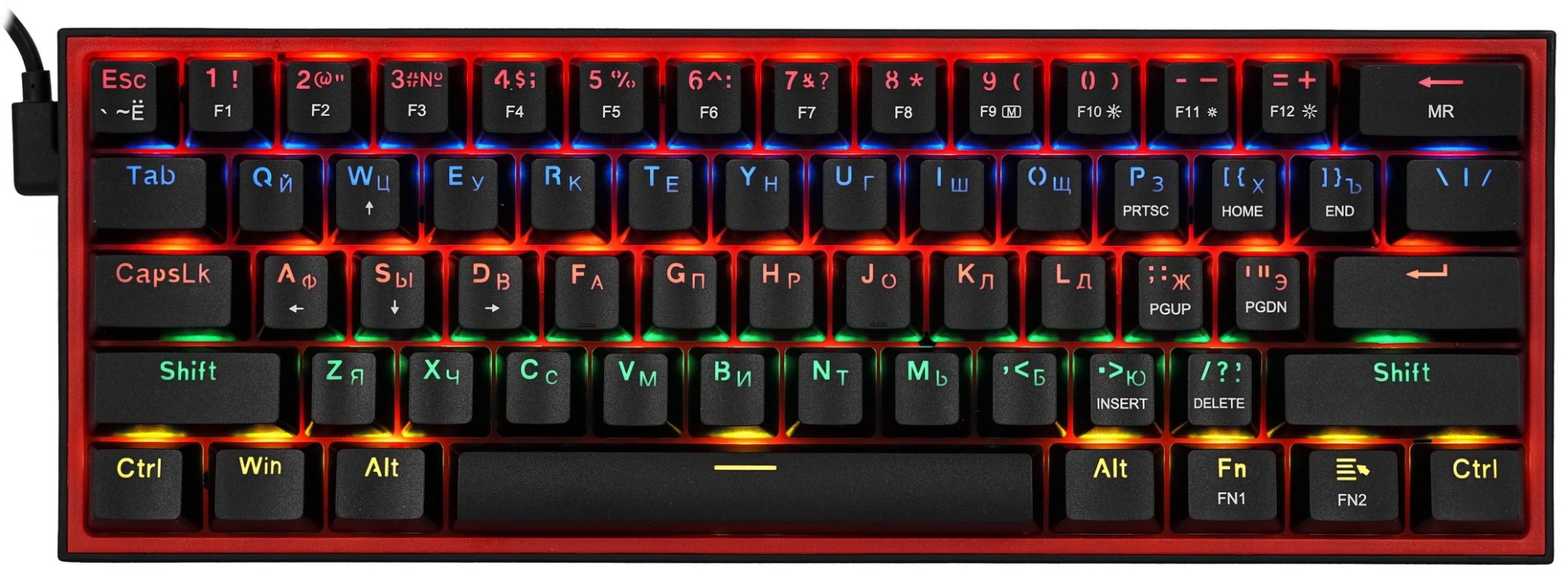 Клавиатура Redragon Fizz (72595) черный