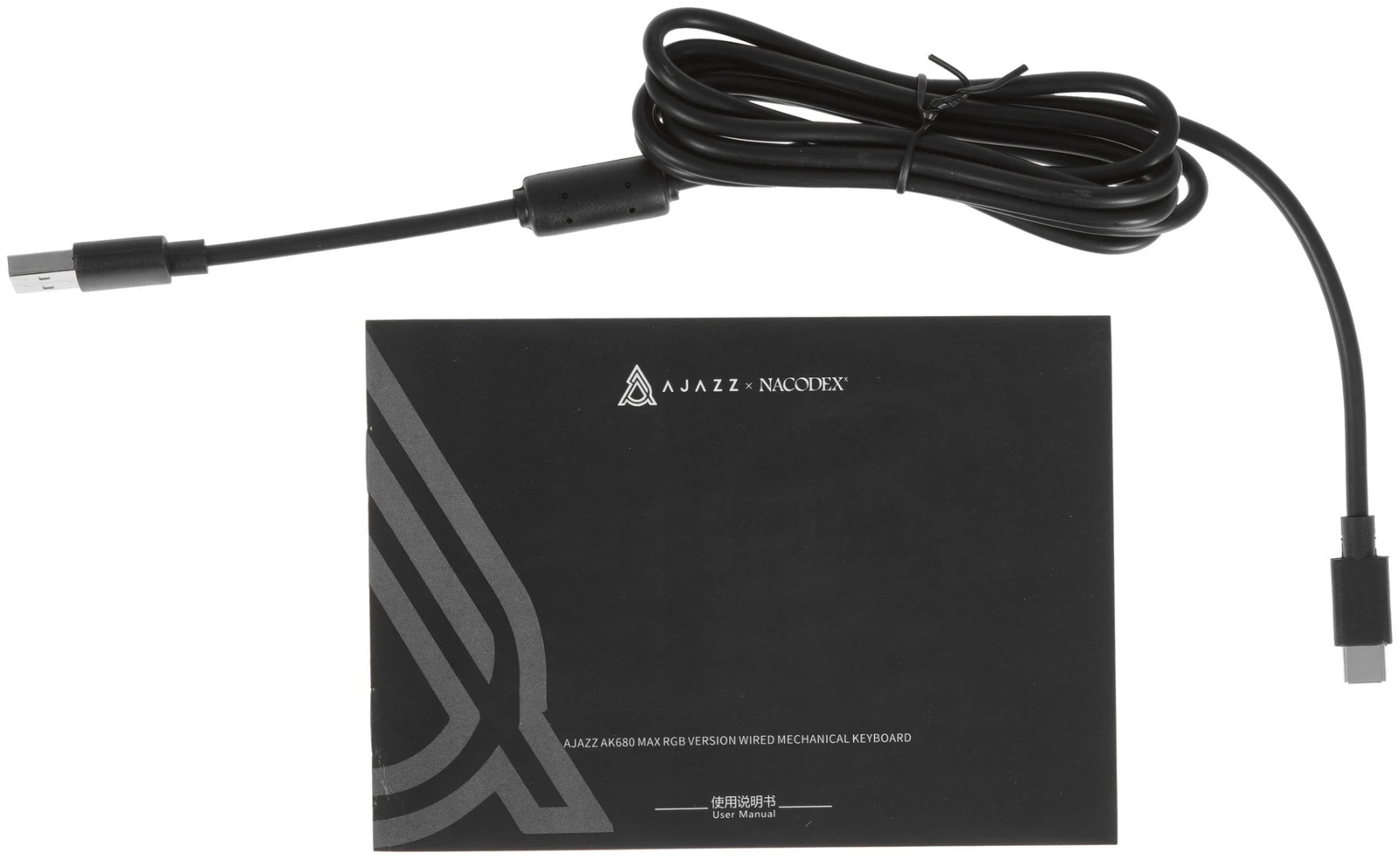 Клавиатура Ajazz AK820 Red Switch, черная