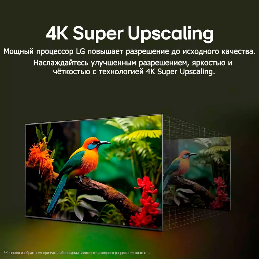 Телевизор LG 65NANO81A6A 165 см черный