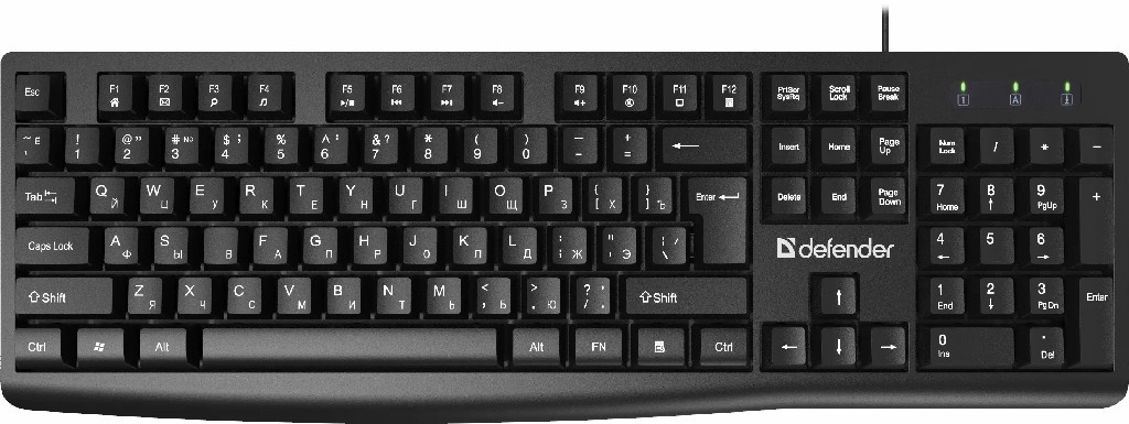 Клавиатура Defender Navigator HB-138 черный