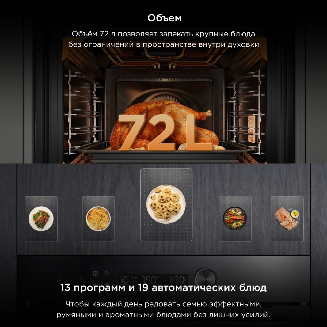 Духовой шкаф Midea MO82107 PBG-I черный