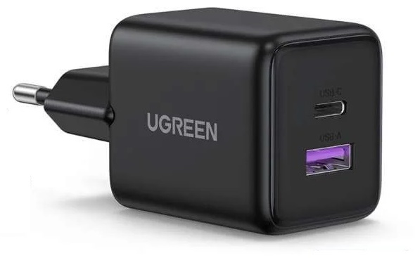 Зарядное устройство Ugreen X516 (65014) USB Type-C, USB 30 Вт черный