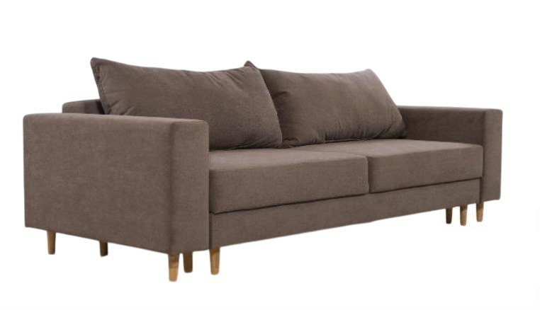 Диван Janym Costa Line (2.4х1) Ultra Cashmere, прямой, пружинный блок