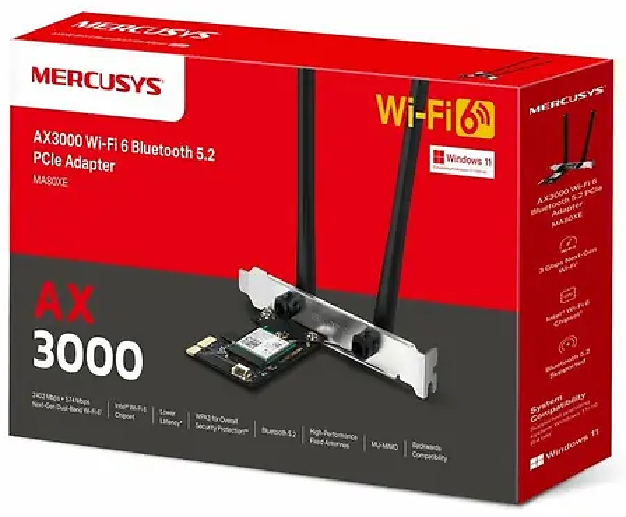 Wi-Fi адаптер Mercusys MA80XE