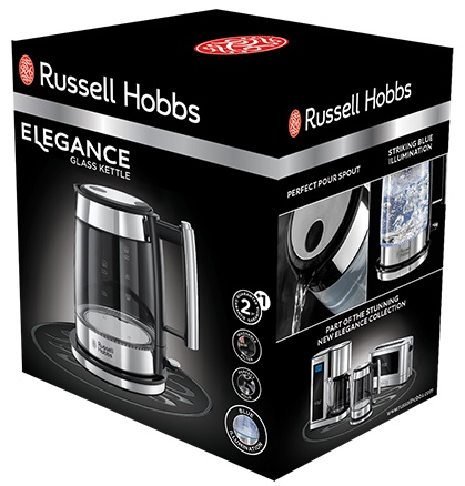 Электрочайник Russell Hobbs 23830-70 черный, стальной